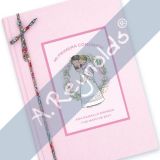 Libro Comunión Premium Rosa